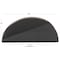 Gliderite Hardware 1-1/2 in. Center to Center Semi Circle Knob Oil Rubbed Bronze 4844-ORB-1 - alternate 4